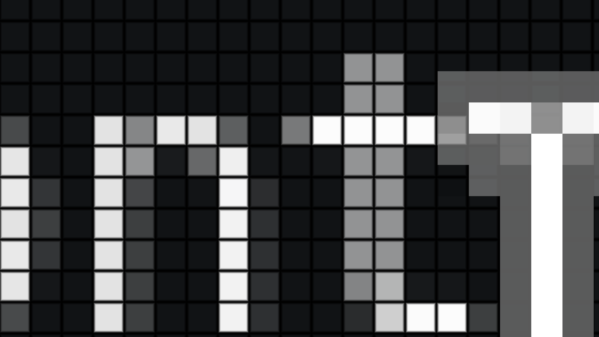 Zoomed in screenshot of the word "font" with a pixel grid and grayscale anti-aliasing